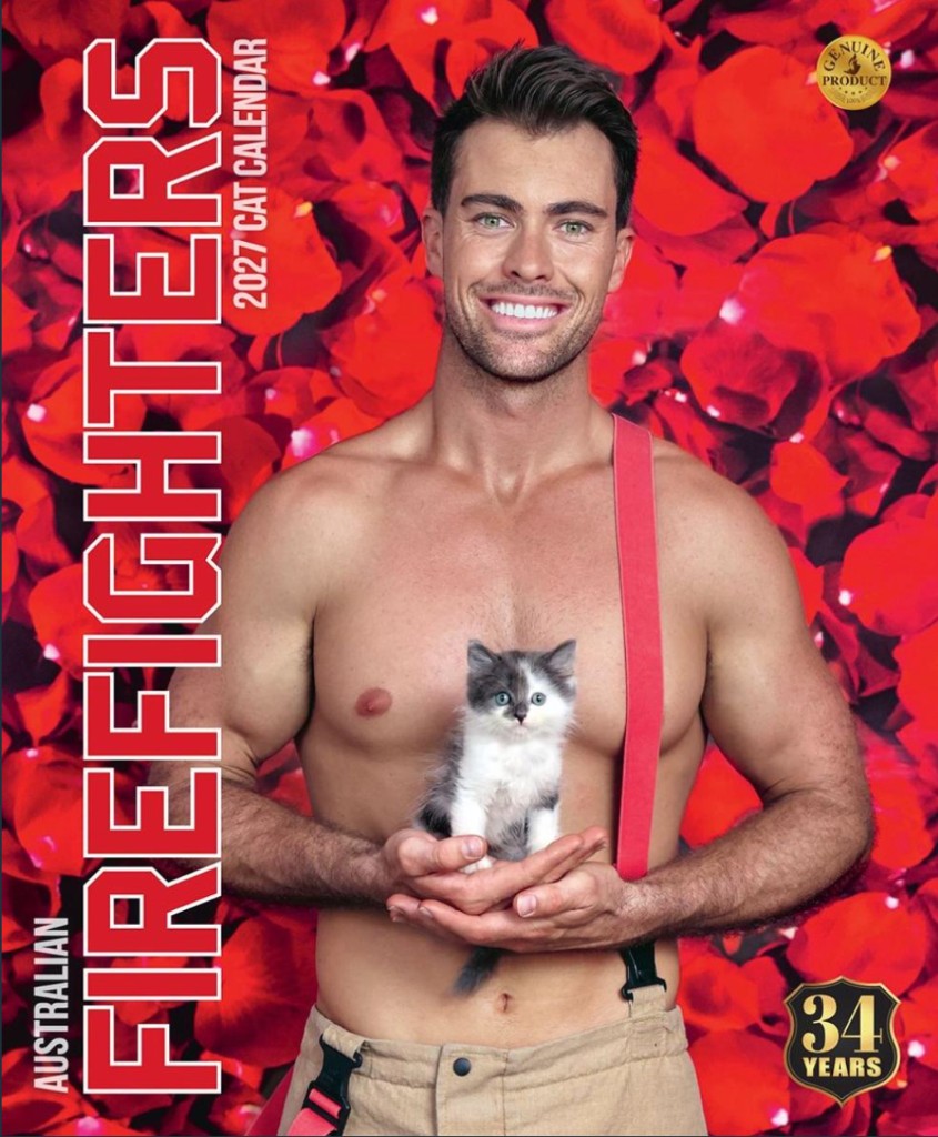 2027 Australian Firefighters Cat Calendar cover